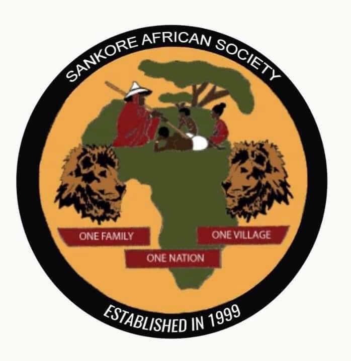 Sankore Afrikan Society seal — One Family, One Village, One Nation. Established 1999.